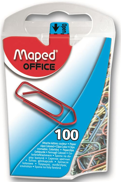 MAPED BTE 100 TROMBONE COULEUR 25MM