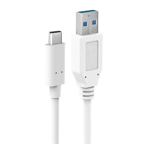 ACCSUP CAB USBC/USBA WH 1M