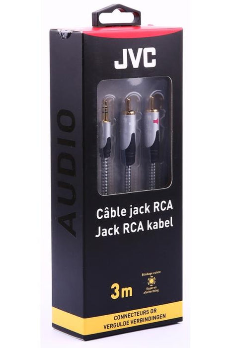 CABLE JACK JVC 3,5MM/2RCA 3M