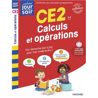 CAHIER JOUR SOIR CALCULS ET