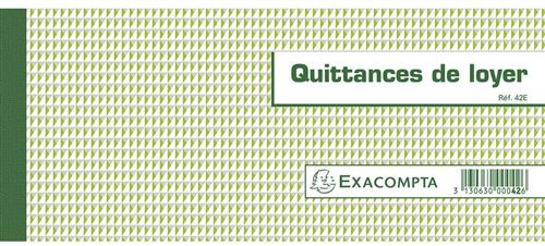 EXACPTA  CARNET 50 QUITTANCE  DE