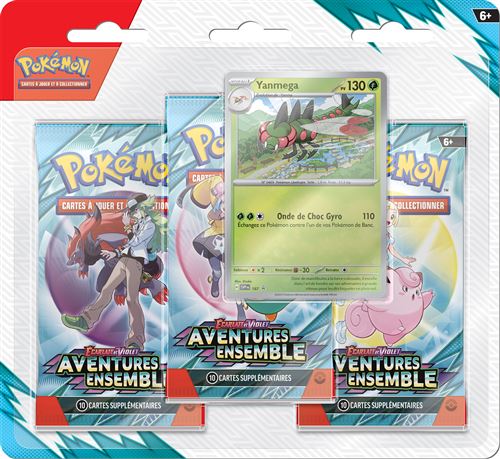 POKEMON   EV09 PACK 3 BOOSTERS