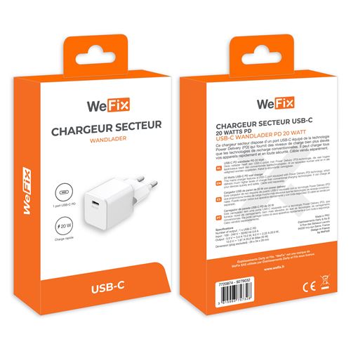 WEFIX CV 20W USB-C WH