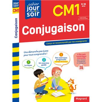 CAHIER JOUR SOIR CONJUGAISON CM1