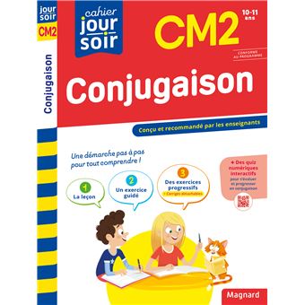 CAHIER JOUR SOIR CONJUGAISON CM2