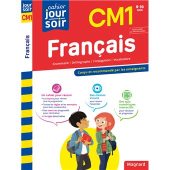 CAHIER JOUR SOIR FRANCAIS CM1