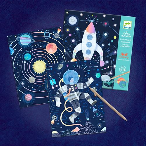 CARTES A GRATTER MISSION COSMIQUE