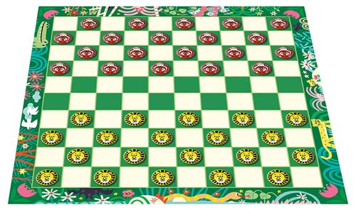 JEU DE DAMES  LE DUEL DES FELINS !
