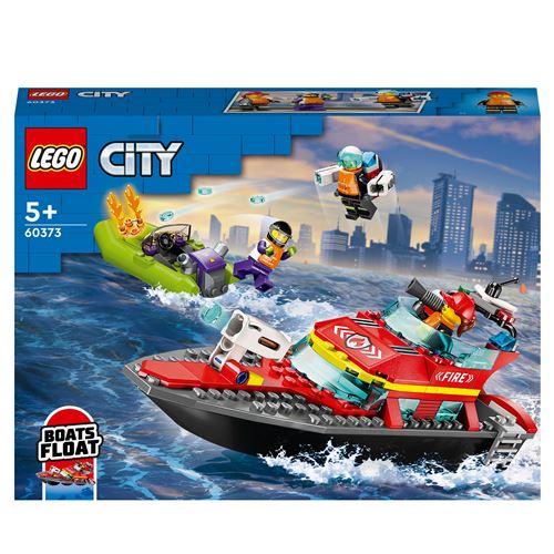 LEGO CIT BATEAU SAUVETAGE POM