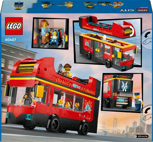 LEGO CIT BUS ROUGE A 2 ETAGES