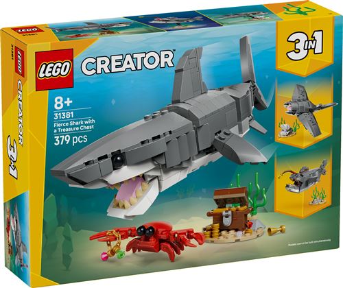 LEGO CRE LE REDOUTABLE REQUIN ET