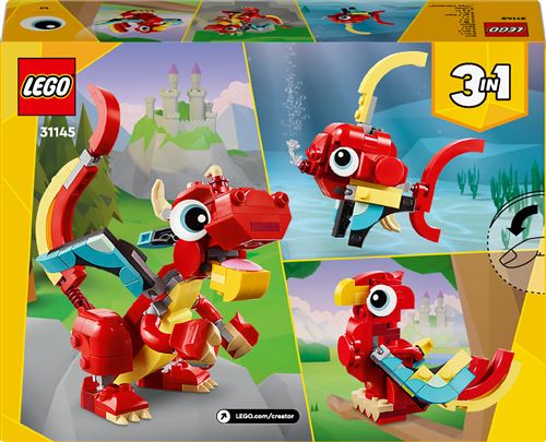 LEGO CRE LE DRAGON ROUGE