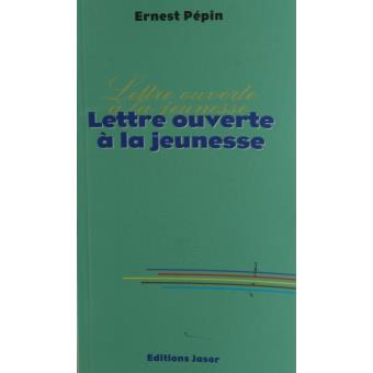 LETTRE OUVERTE A LA JEUNESSE
