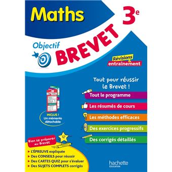 OBJECTIF BREVET - MATHS 3E