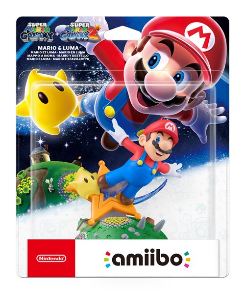 PACK FIGURINE AMIIBO MARIO ET LUMA