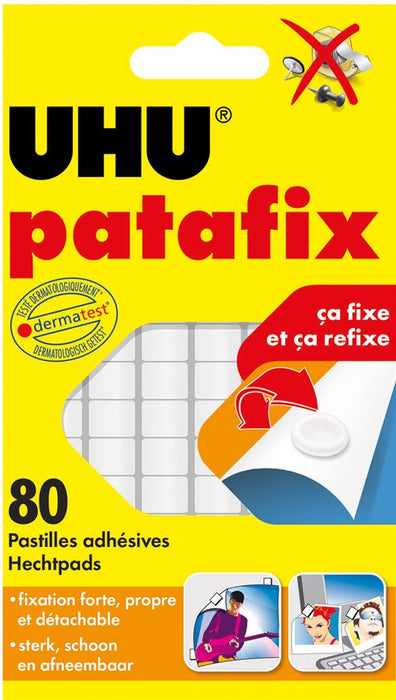 UHU BL PATAFIX BLANCHE 80PASTILLE
