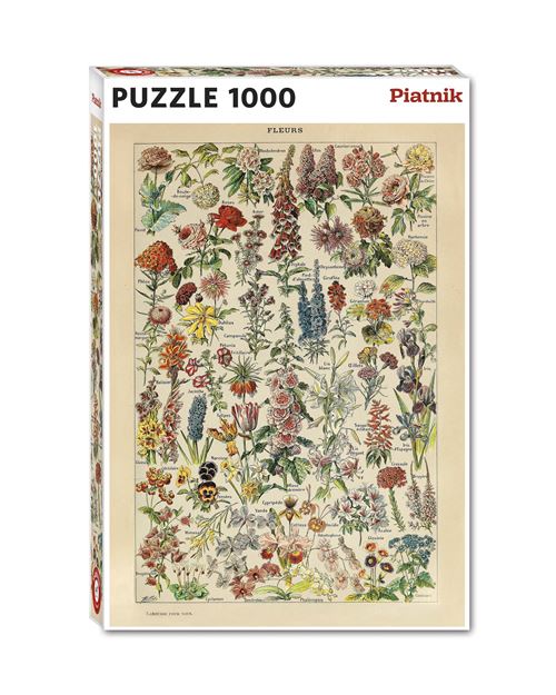 PIATNIK  FLEURS MILLOT 1000 PIECES