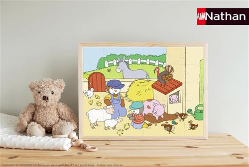 NATHAN PUZZLE 30 P - T'CHOUPI A LA