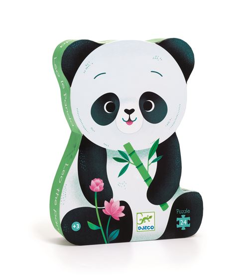 DJECO PUZZLE SILHOUETTE PANDA - 24