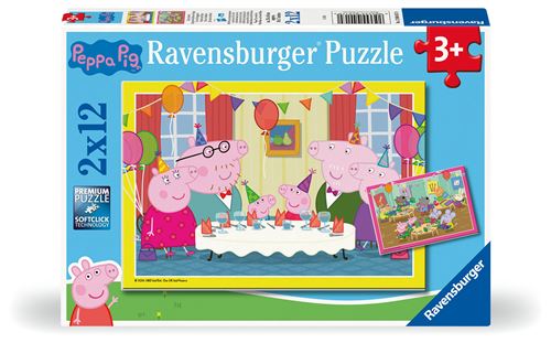 RAVENSB. PZ PEPPA PIG PZ 2X12 P