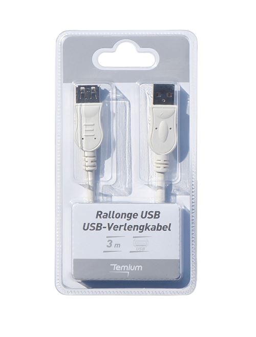 RALLONGE TEMIUM USB 2.0 3M