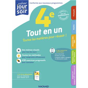 TOUT EN UN 4E - TOUTES LES
