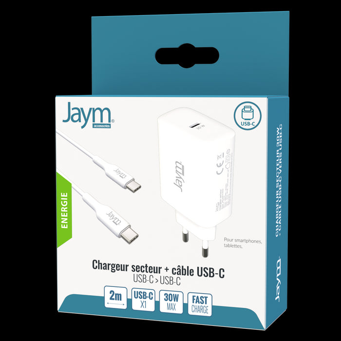 PACK CHARGEUR RAPIDE USB-C 30W