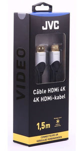 CORDON HDMI JVC 4K 1,5M GOLD